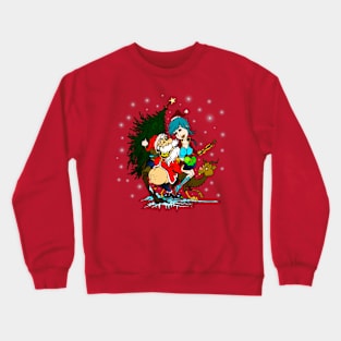 christmas santa claus Crewneck Sweatshirt